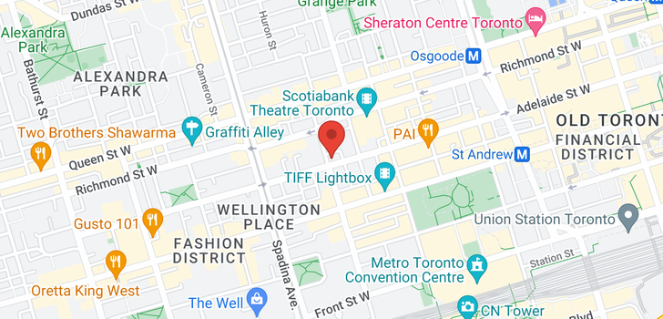 map of #1007 -101 PETER ST